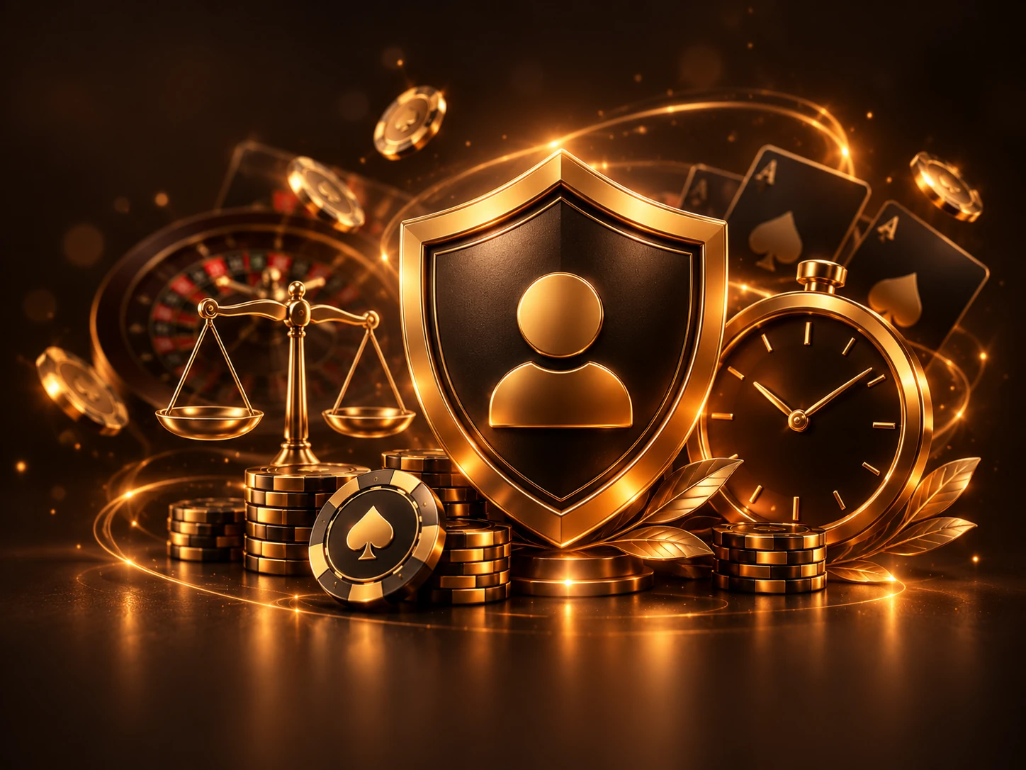 Illustrazione premium di gioco responsabile Alawin Casino